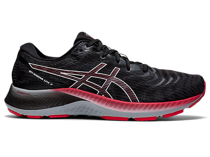 Men's Asics Gel-Kayano Lite 2, Black/White, 13 D Medium