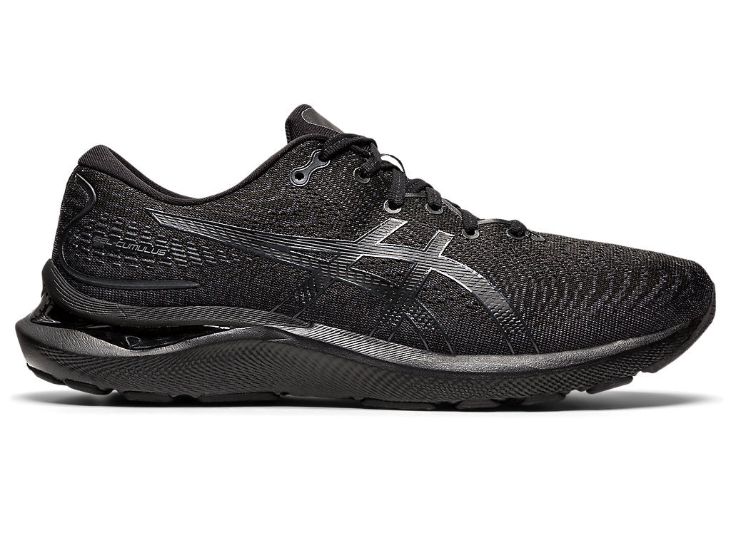 Men's Asics Gel-Cumulus 24, Black/Black, 8.5 D Medium