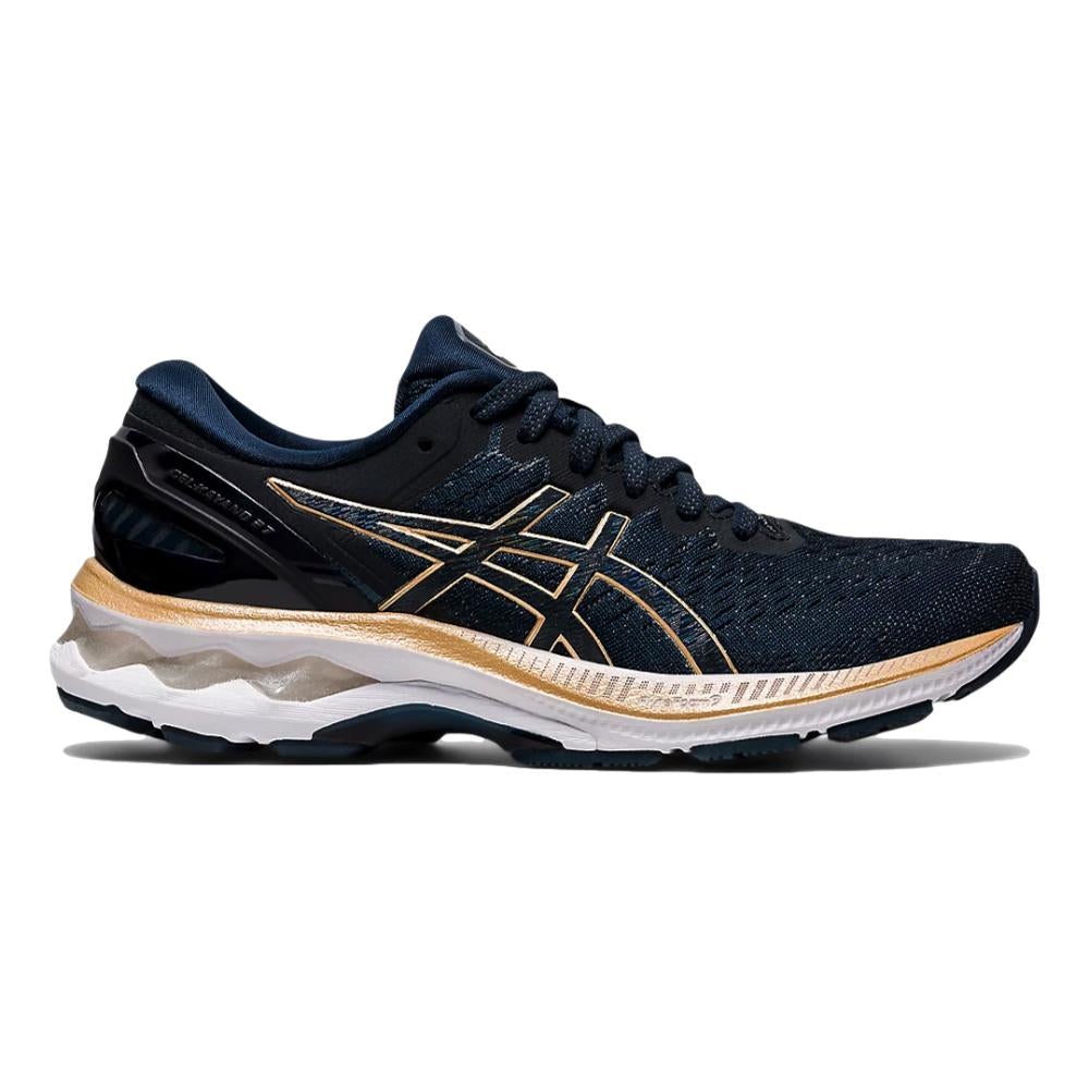 Women's Asics Gel-Kayano 27, French Blue/Champagne, 6.5 B Medium