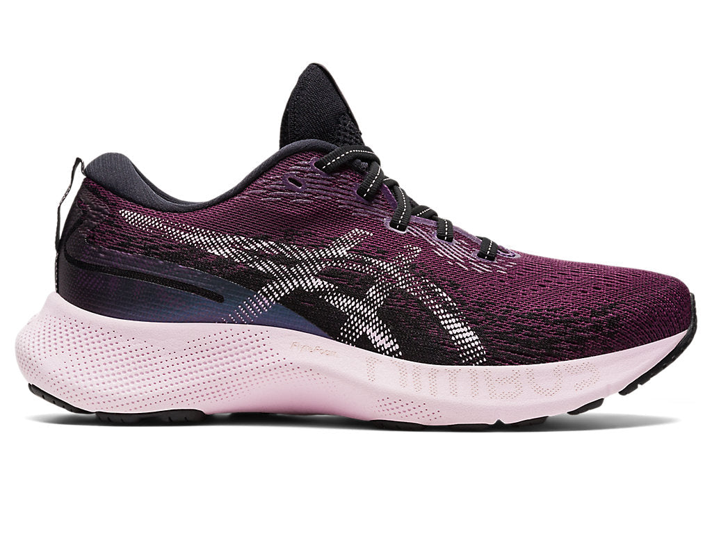 Women's Asics Gel-Nimbus Lite 3, Deep Plum Barley Rose, 7 B Medium