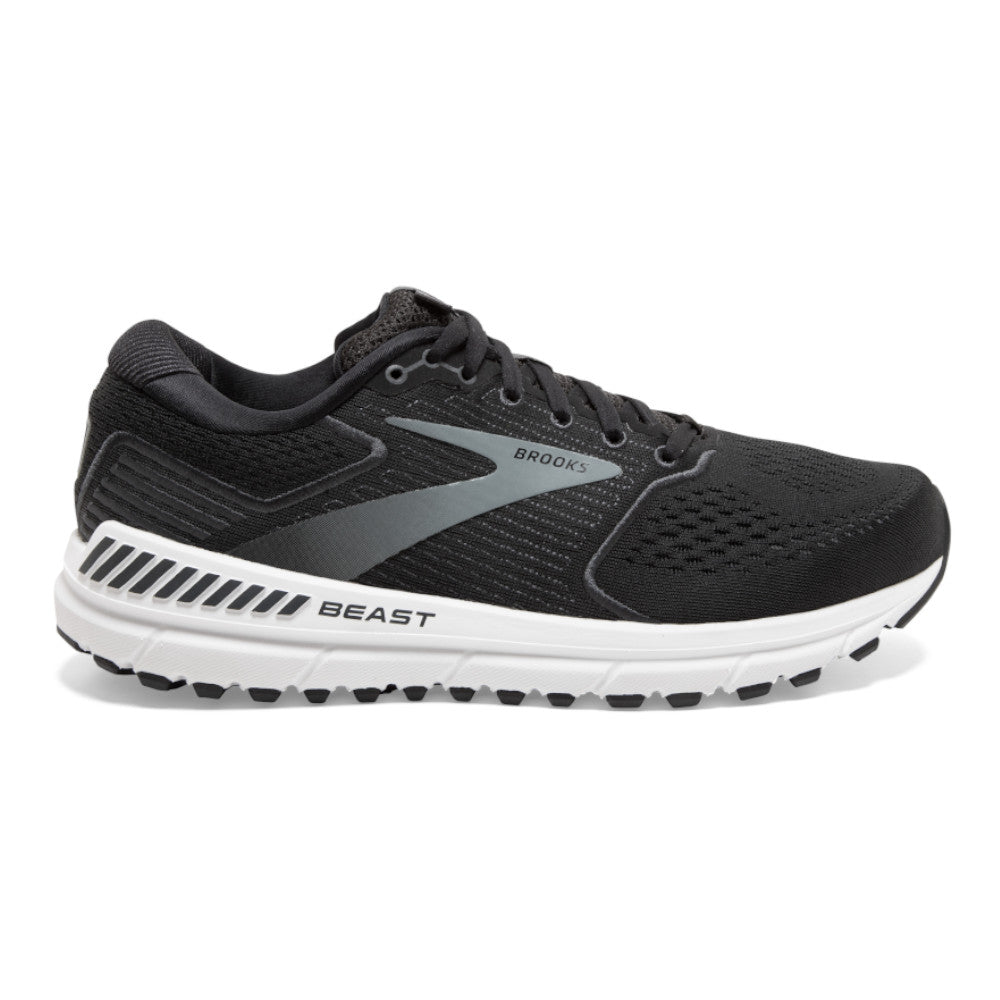 Men's Brooks Beast '20, Black/Ebony/Grey, 8 D Medium