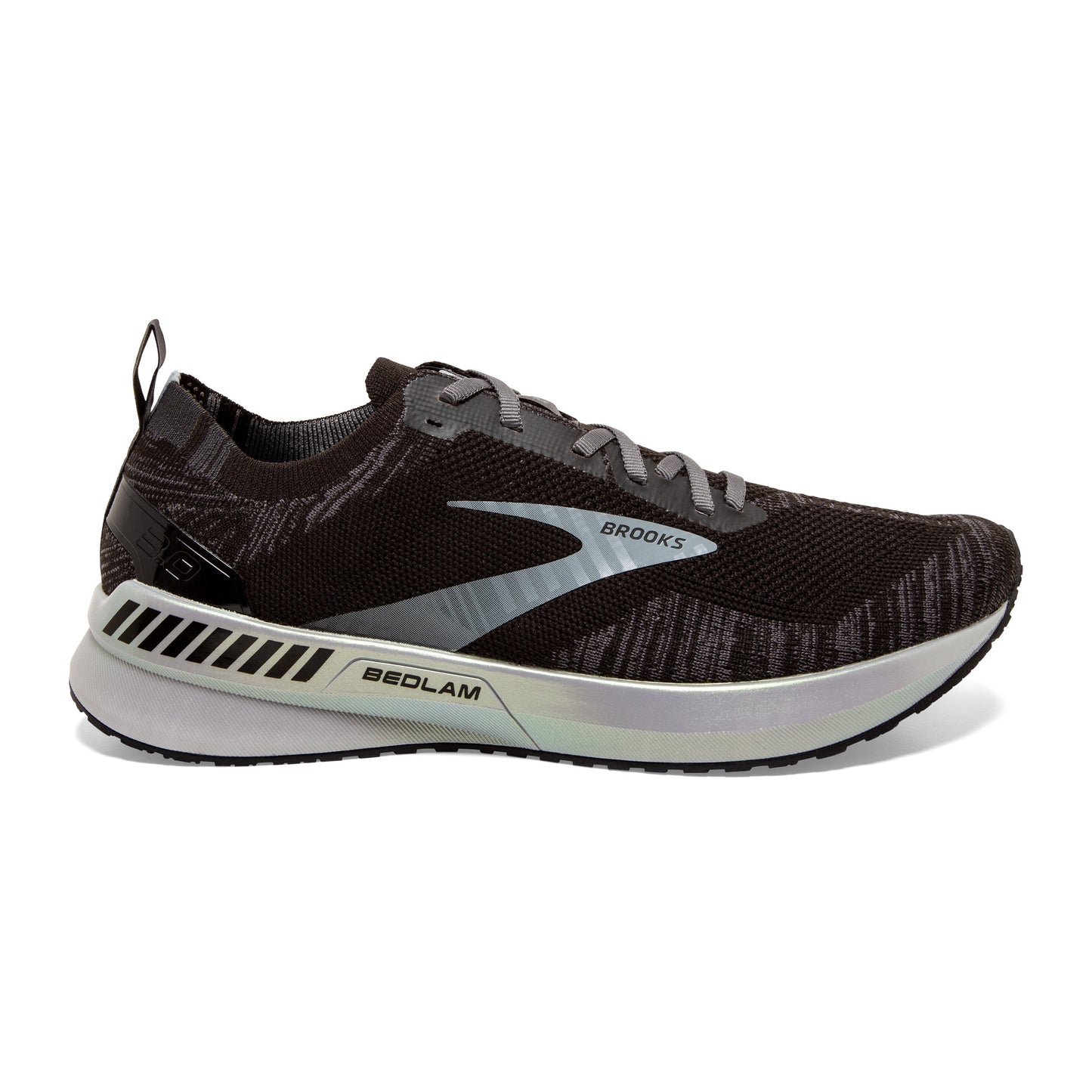 Men's Brooks Bedlam 3, Black/Blackened Pearl/White, 12 D Medium