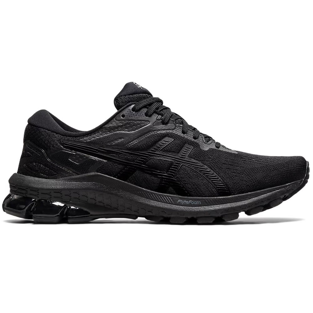Women's Asics GT-1000 10, Black/Black, 9.5 B Medium
