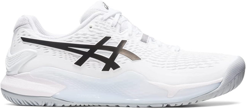 Men's Asics Gel-Resolution 9, White/Black, 11.5 D Medium