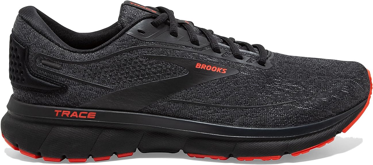 Men's Brooks Trace 2, Ebony/Black/Cherry, 8 D Medium