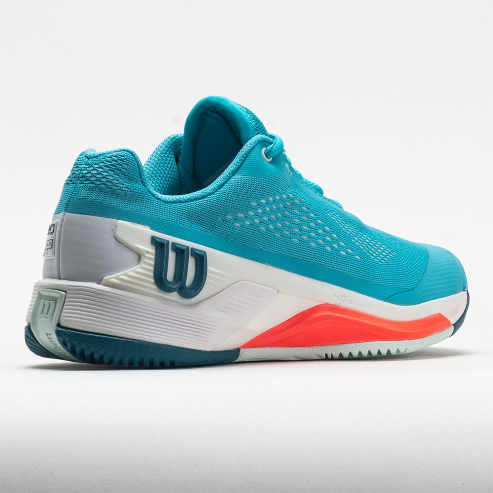 Wilson Rush Pro 4.0 Women's Scuba Blue/White/Fiery Coral
