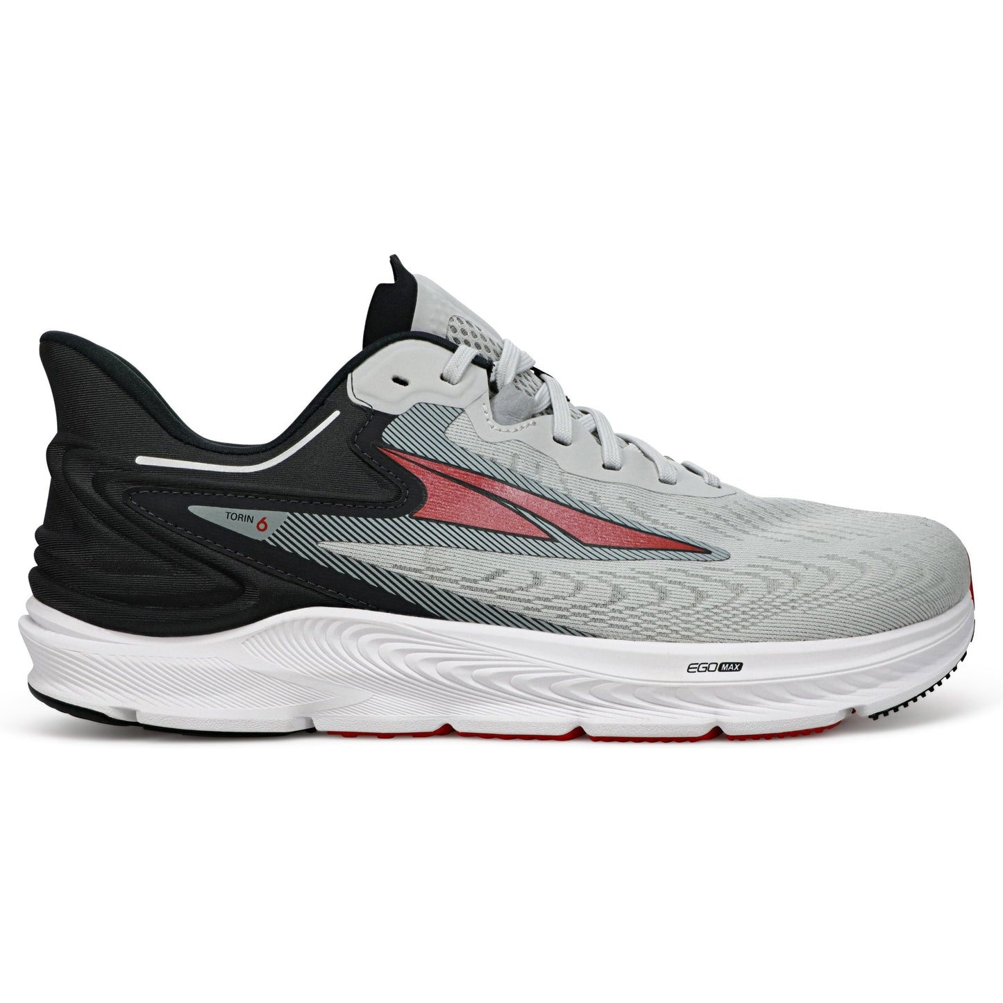 Men's Altra Torin 6, Gray/Red, 13 D Medium