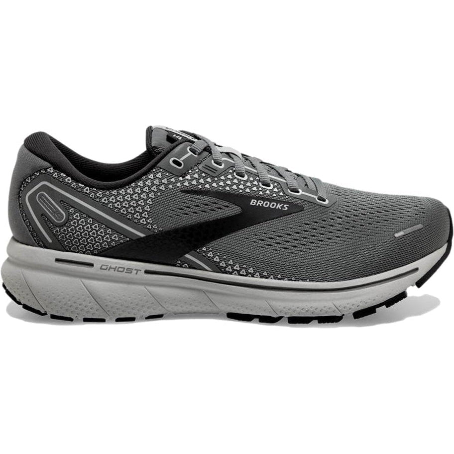 Men's Brooks Ghost 14, Grey/Alloy/Oyster, 11 D Medium