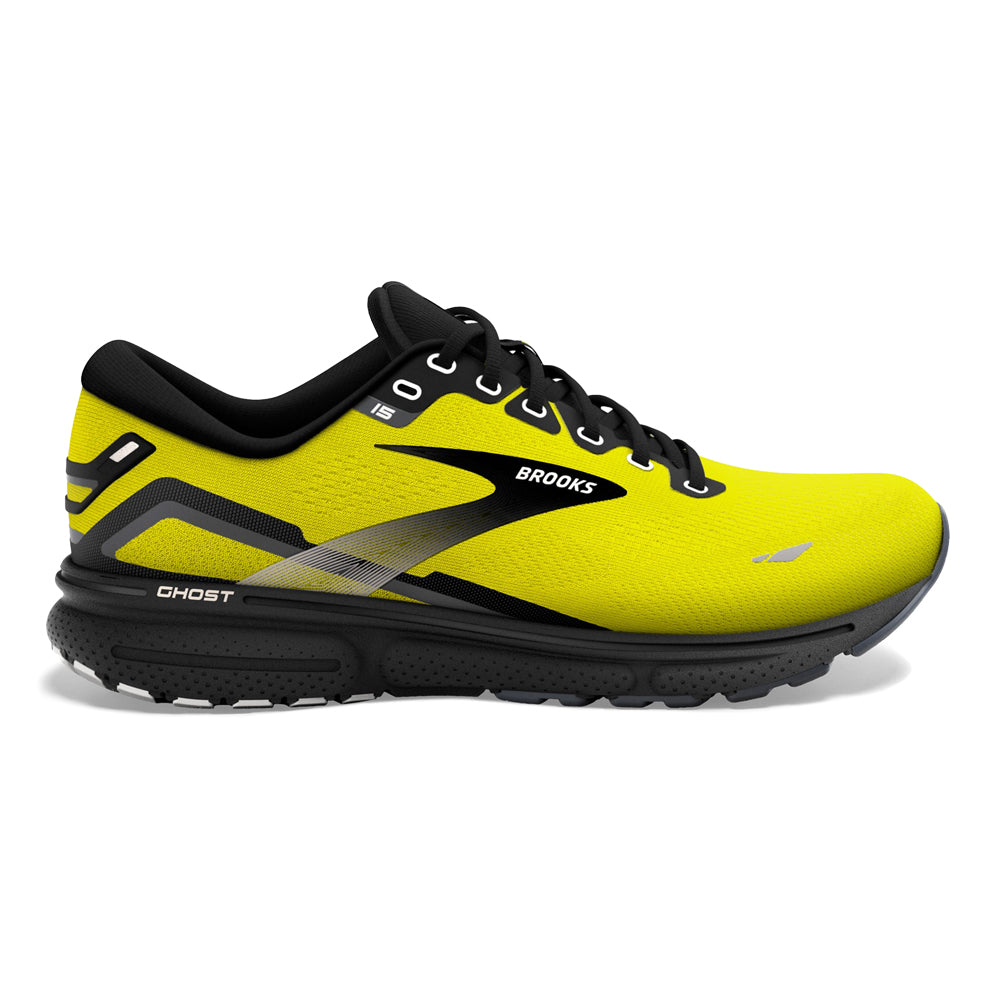 Men's Brooks Ghost 15, Nightlife/Black/Ebony, 13 D Medium