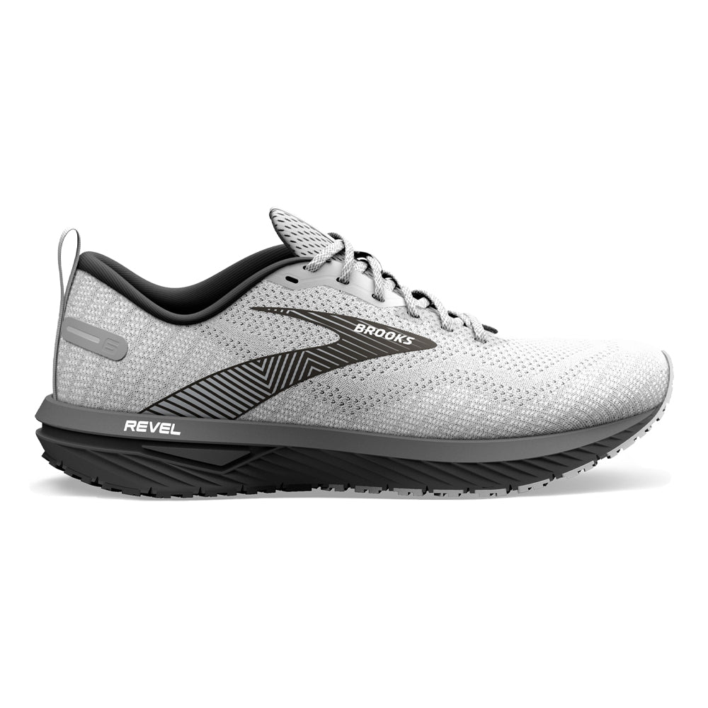 Men's Brooks Revel 6, Alloy/Primer Grey/Oyster, 14 D Medium