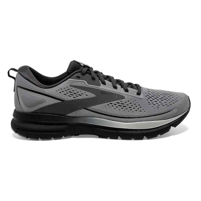 Men's Brooks Trace 3, Grey/Black/Ebony, 10 D Medium