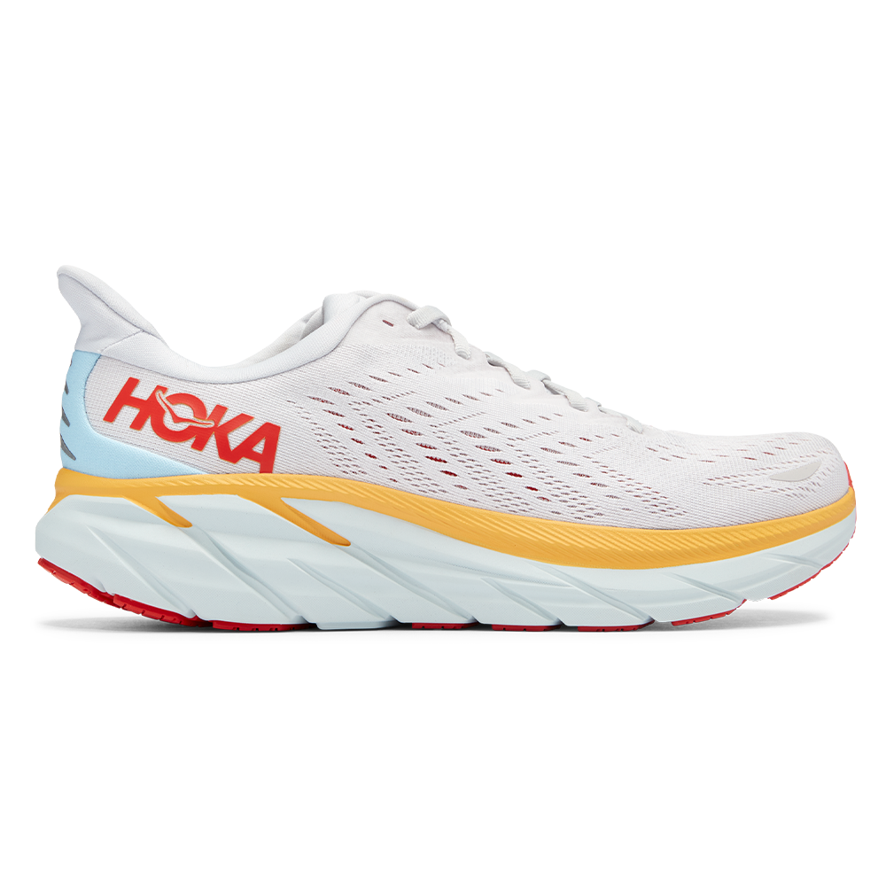 Men's Hoka One One Clifton 8, Nimbus Cloud/Blanc de Blanc, 11.5 D Medium