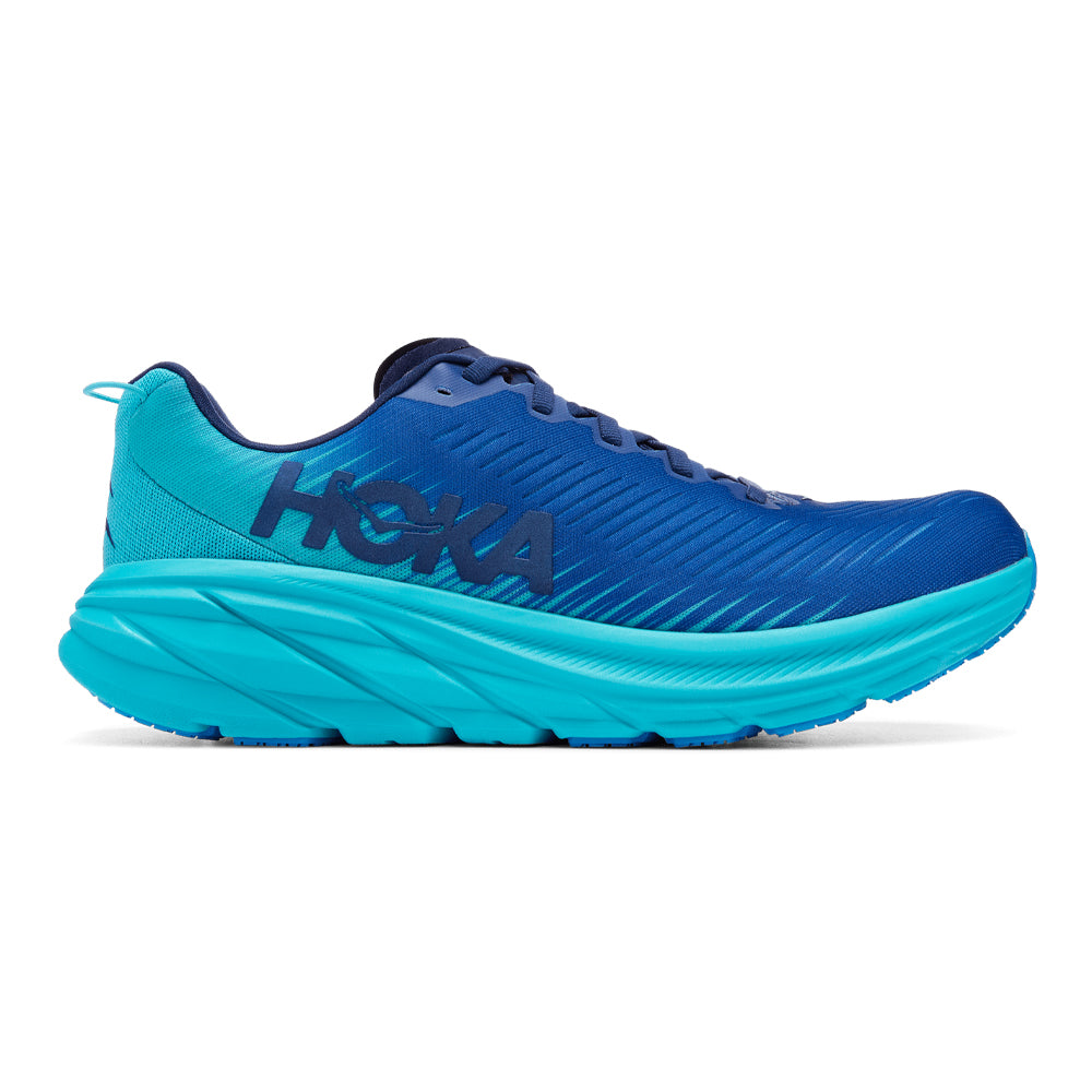 Men's Hoka One One Rincon 3, Bluing/Scuba Blue, 13 D Medium