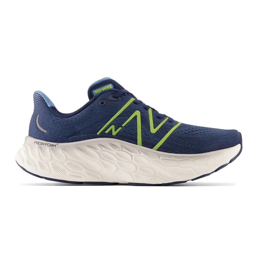 Men's New Balance Fresh Foam X More v4, Nb Navy/Cosmic Pineapple, 10.5 2E Wide