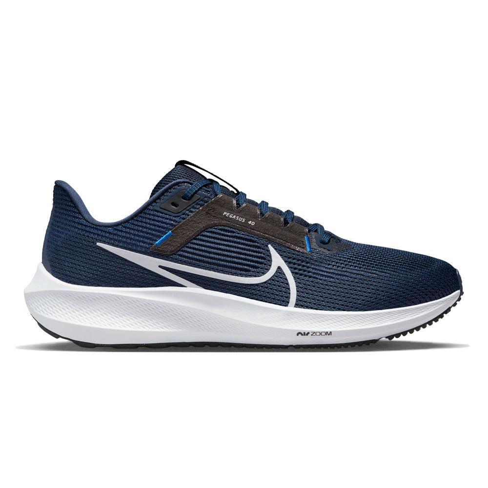 Men's Nike Pegasus 40, Midnight Navy/Pure Platinum-Black, 11 D Medium