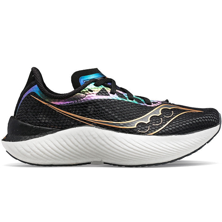 Men's Saucony Endorphin Pro 3, Black/Goldstruck, 12 D Medium