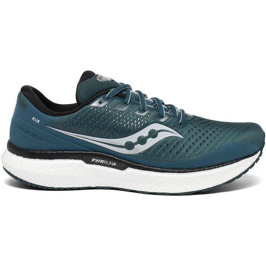 Men's Saucony Triumph 18, Deep Teal/Silver, 9.5 D Medium