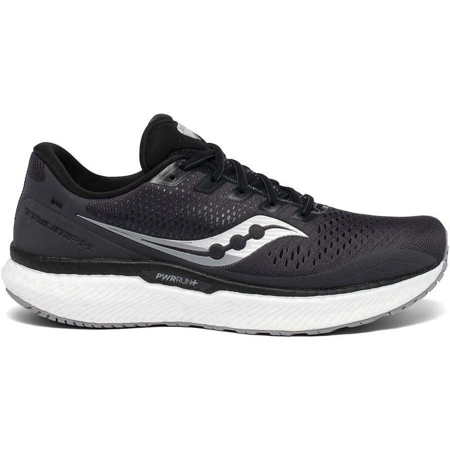 Men's Saucony Triumph 18, Charcoal/White, 9 2E Wide