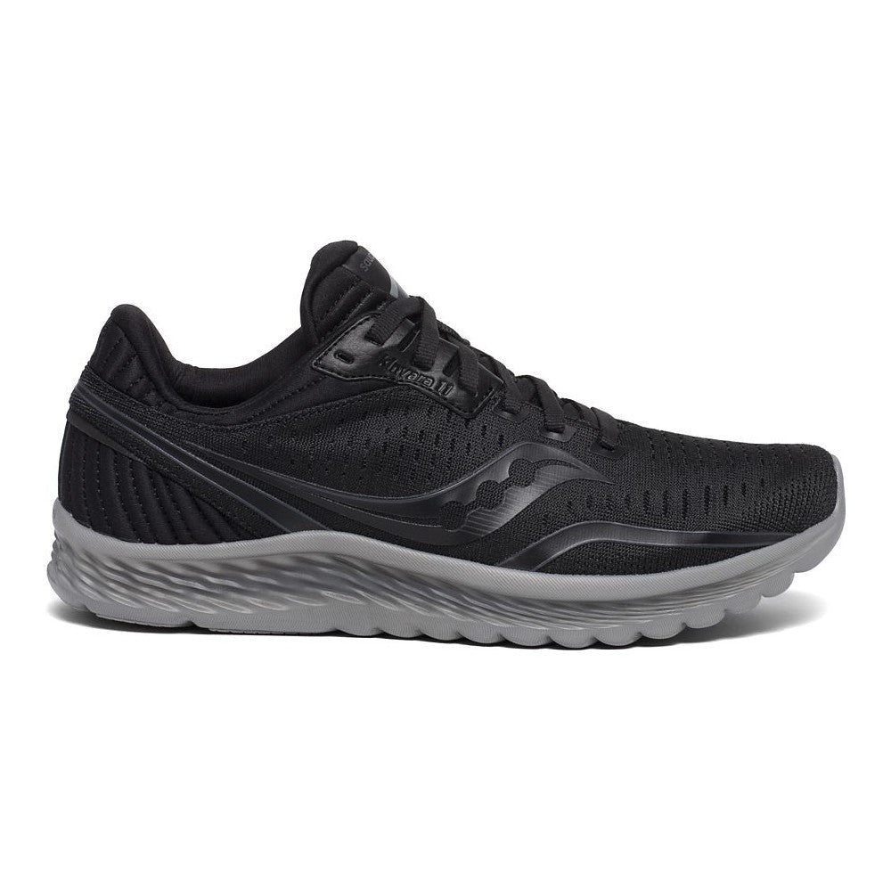 Men's Saucony Kinvara 11, Blackout, 12 2E Wide