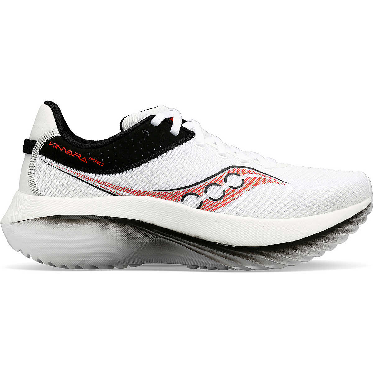 Men's Saucony Kinvara Pro, White/Infrared, 11 D Medium