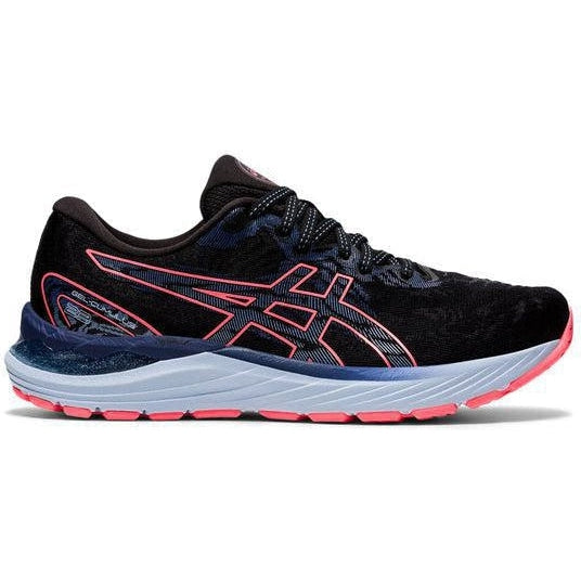 Women's Asics GEL-Cumulus 23, Black/Blazing Coral, 10 B Medium