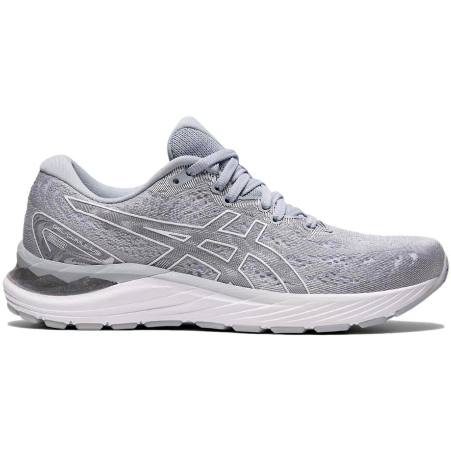 Women's Asics Gel-Cumulus 23, Piedmont Grey/White, 11 B Medium