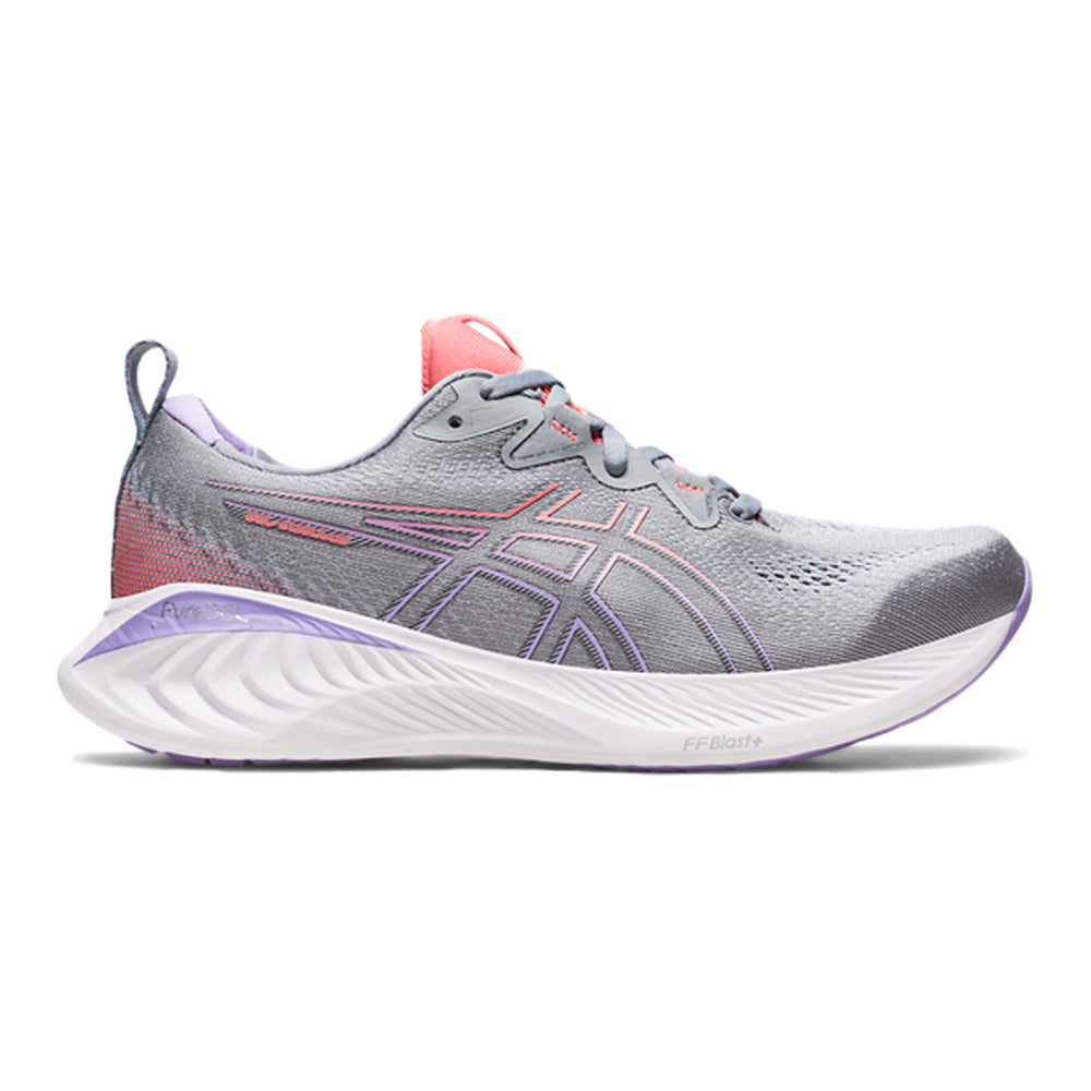 Women's Asics Gel-Cumulus 25, Sheet Rock/Papaya, 8.5 B Medium