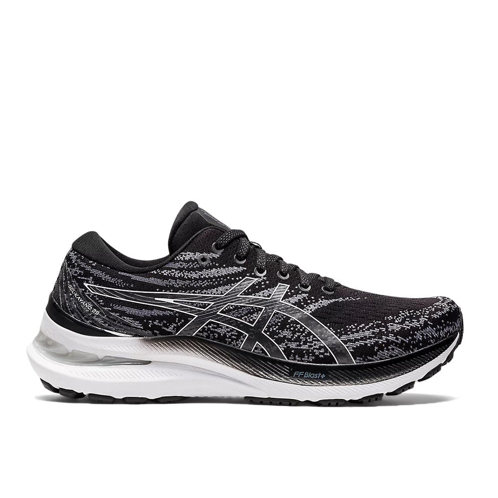 Women's Asics Gel-Kayano 29, Black/White, 10.5 D Wide