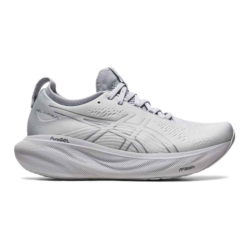 Women's Asics Gel-Nimbus 25, PIEDMONT GREY/SHEET ROCK, 7.5 B Medium