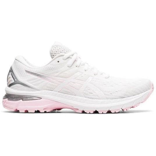 Women's Asics GT-2000 9, White/Pink Salt, 6 B Medium