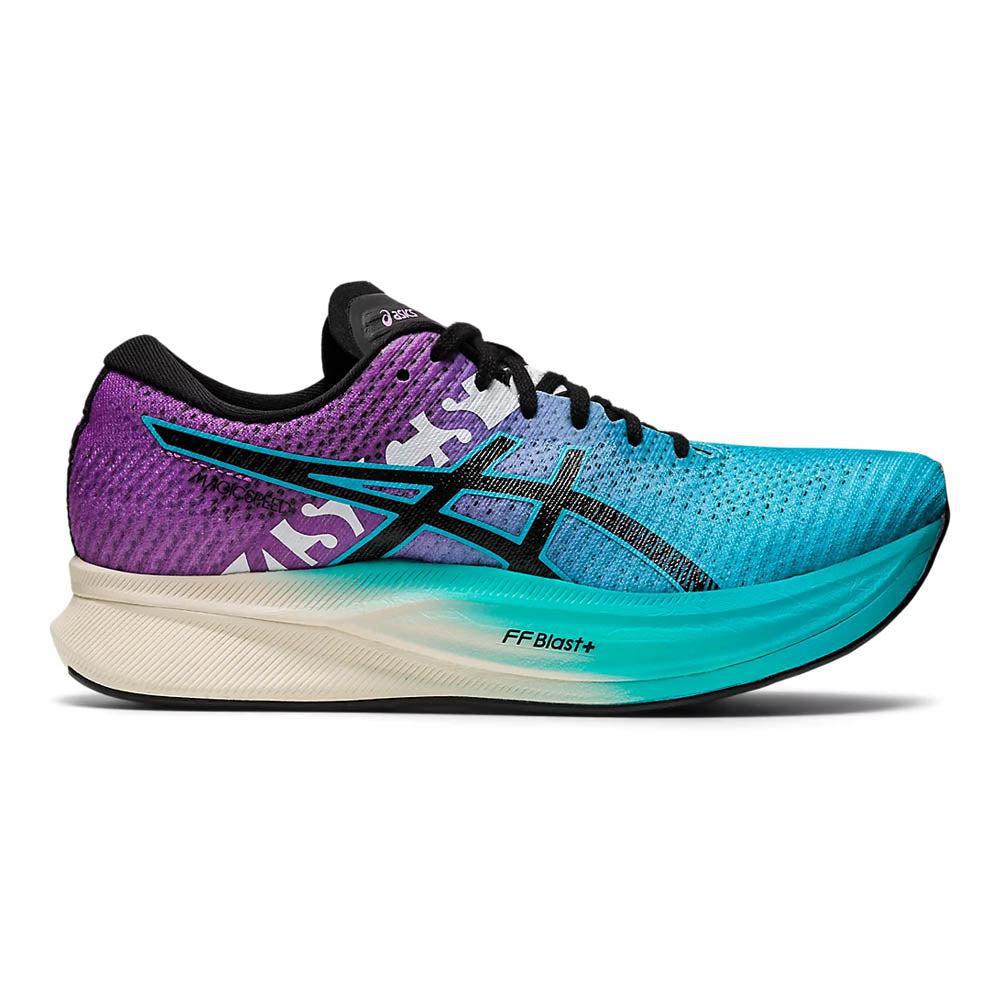 Women's Asics Magic Speed 2 Ekiden, Aquarium/Black, 9.5 B Medium