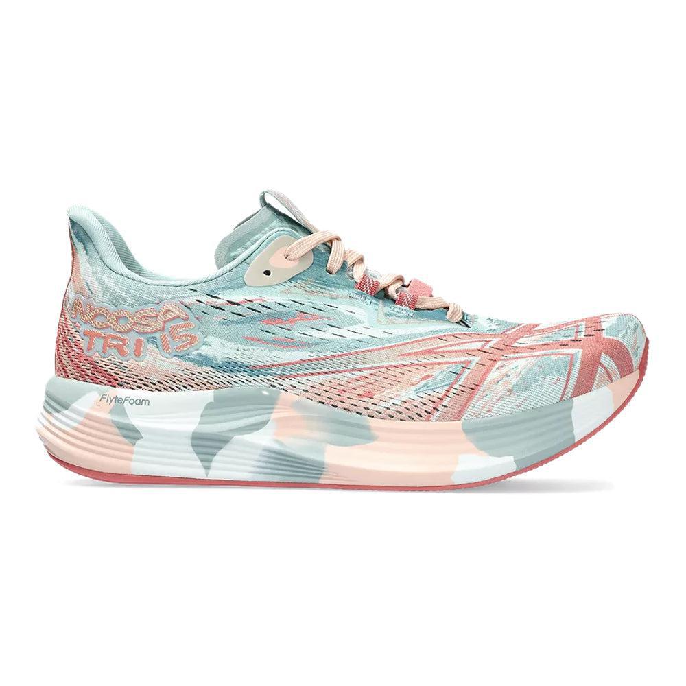 Women's Asics Noosa TRI 15, Pure Aqua/Pale Apricot, 7.5 B Medium