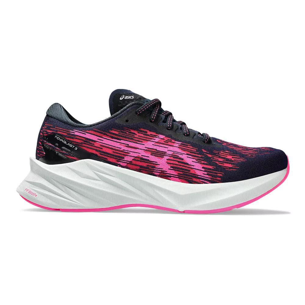 Women's Asics Novablast 3, French Blue/Hot Pink, 8 B Medium