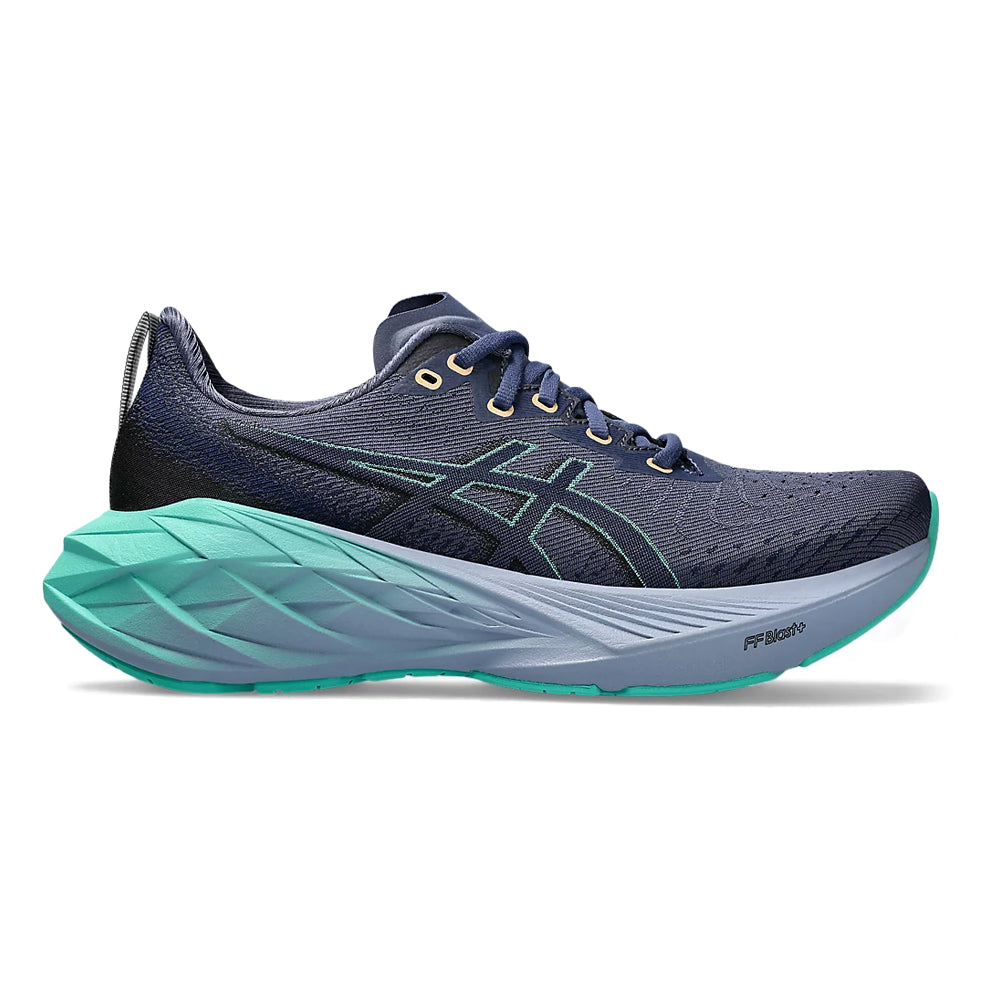 Women's Asics Novablast 4, Thunder Blue/Blue Expanse, 9.5 B Medium