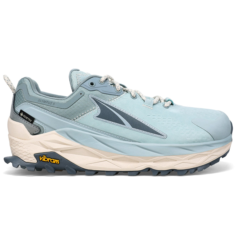 Women's Altra Olympus 5 Low GTX, Mineral Blue, 6.5 B Medium
