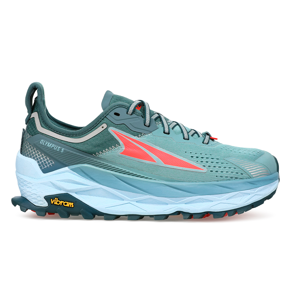 Women's Altra Olympus 5, Dusty Teal, 9.5 B Medium