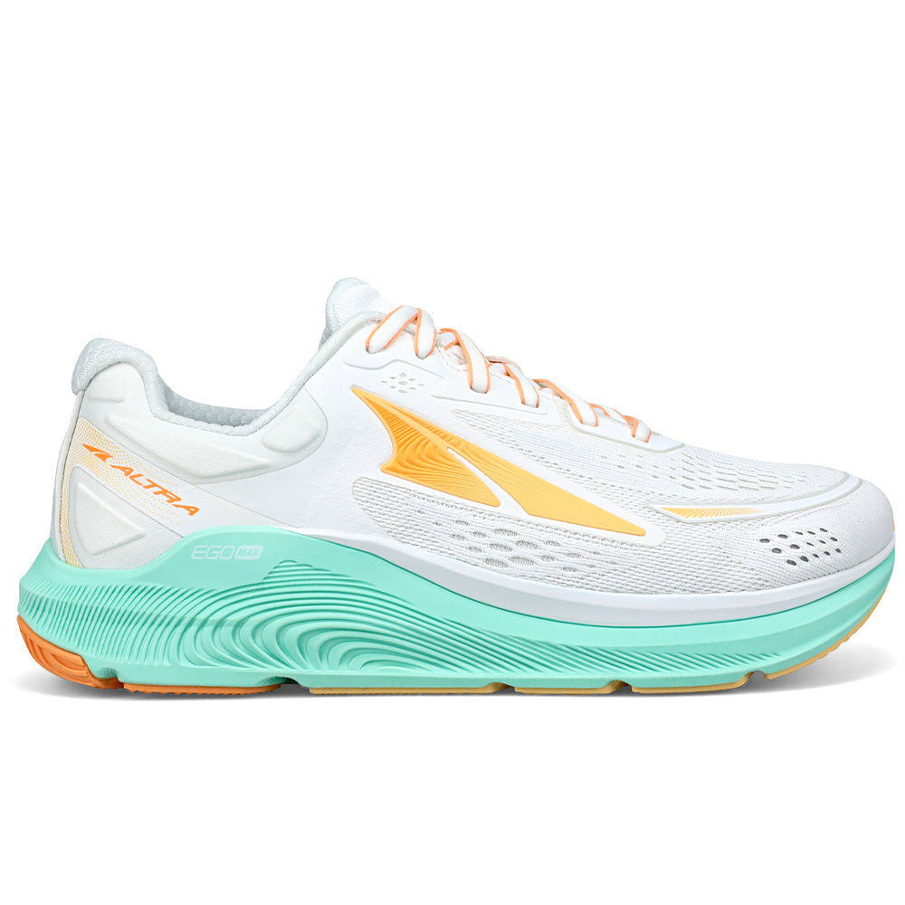 Women's Altra Paradigm 6, White/Green, 9 B Medium