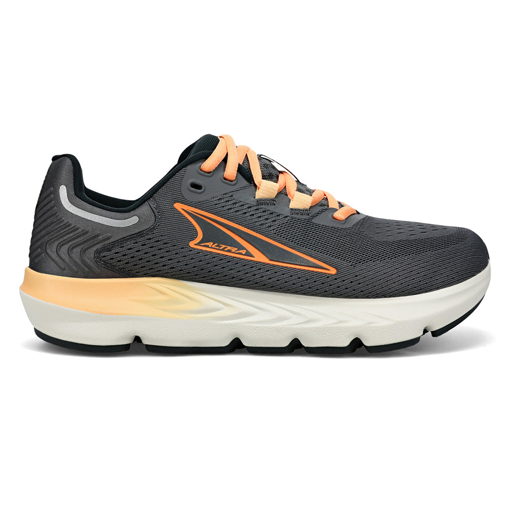 Women's Altra Provision 7, Gray/Orange, 9 B Medium