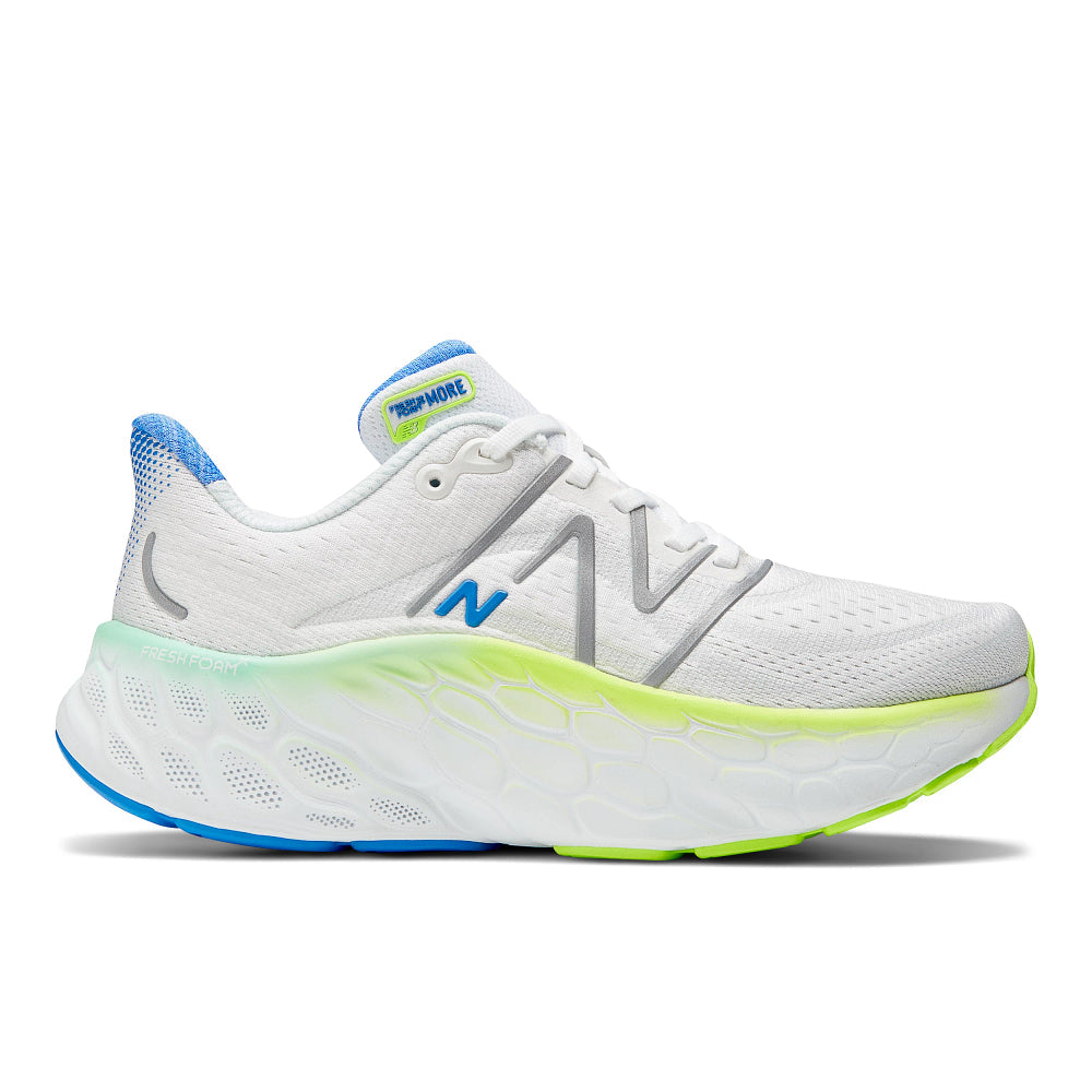 Women's New Balance Fresh Foam X More v4, White, 10 B Medium