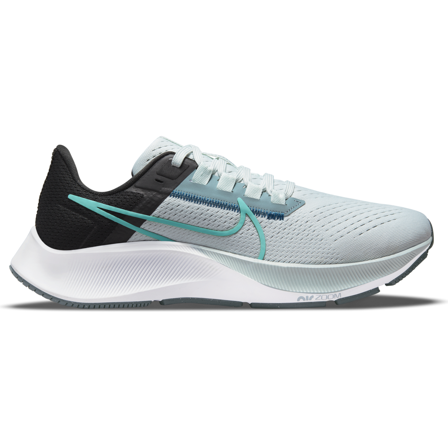 Women's Nike Air Zoom Pegasus 38, Ghost Aqua/Washed Teal-Aviator Grey, 10 B Medium