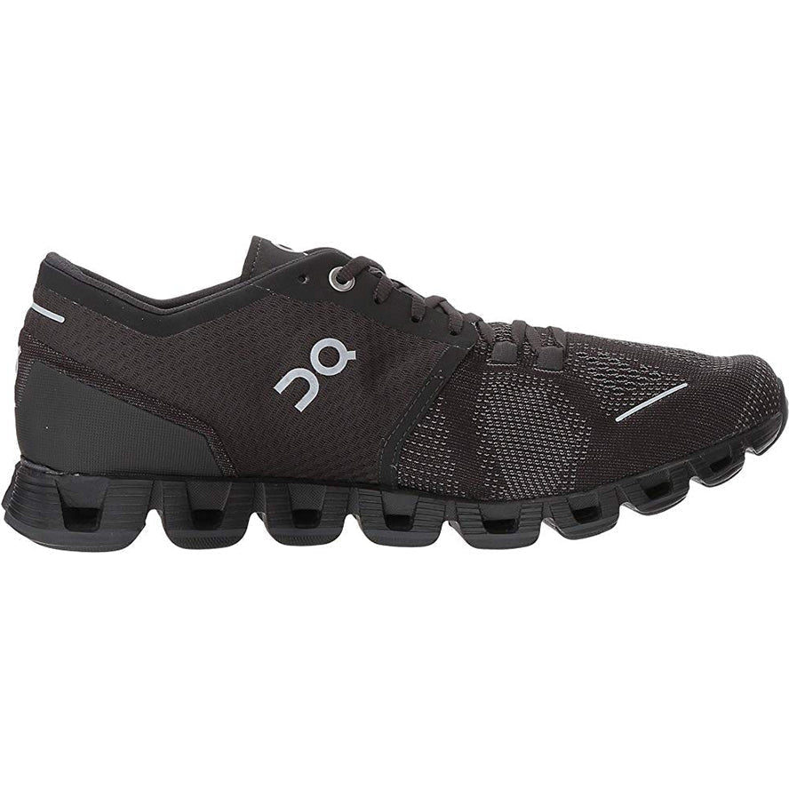 Women's On Cloud X, Black/Asphalt, 6.5 B Medium