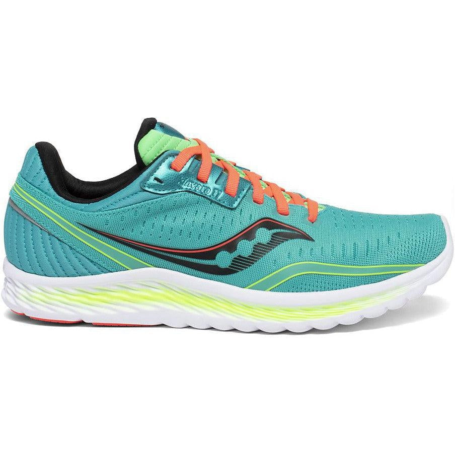 Women's Saucony Kinvara 11, Blue Mutant, 5.5 B Medium