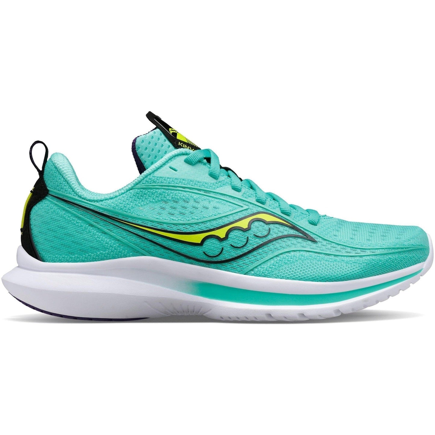 Women's Saucony Kinvara 13, Cool Mint/Acid, 7 B Medium