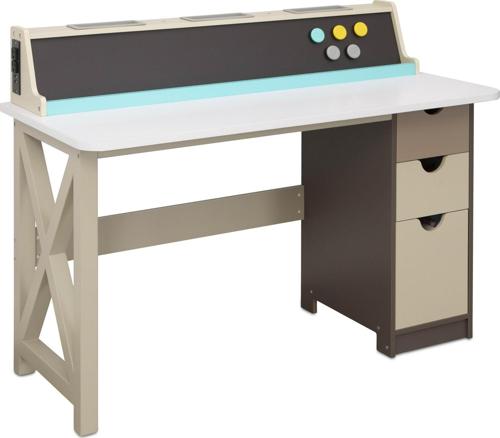 2-in-1 Chalkboard Desk for Kids, Children, Boys, Girls, Ages 3-8 Years to Study and Play