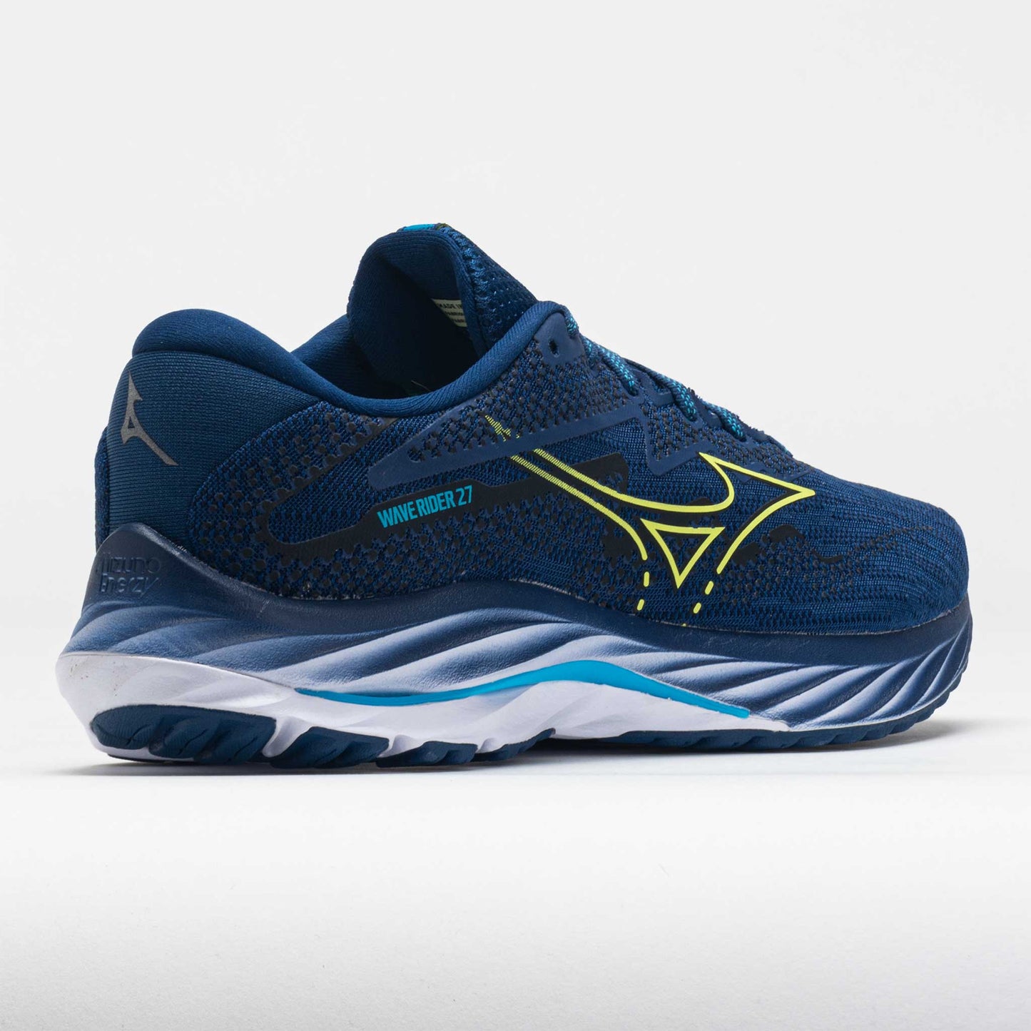 Mizuno Wave Rider 27 Men's Navy Peony/Sharp Green