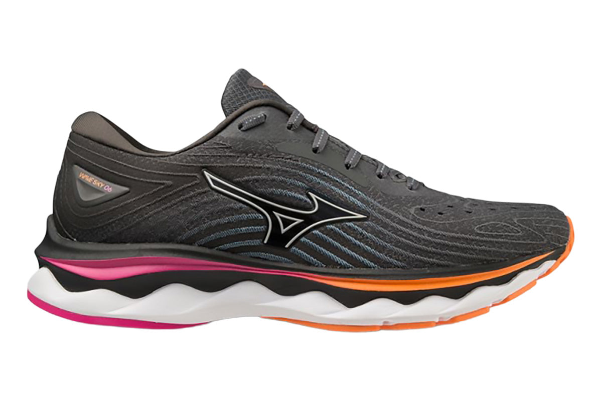 Men's Mizuno Wave Sky 6, Iron Gate/Nimbus Cloud, 10.5 D Medium