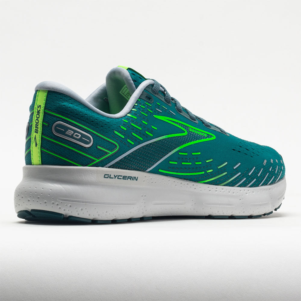 Brooks Glycerin 20 Men's Kayaking/Heron/Green Gecko