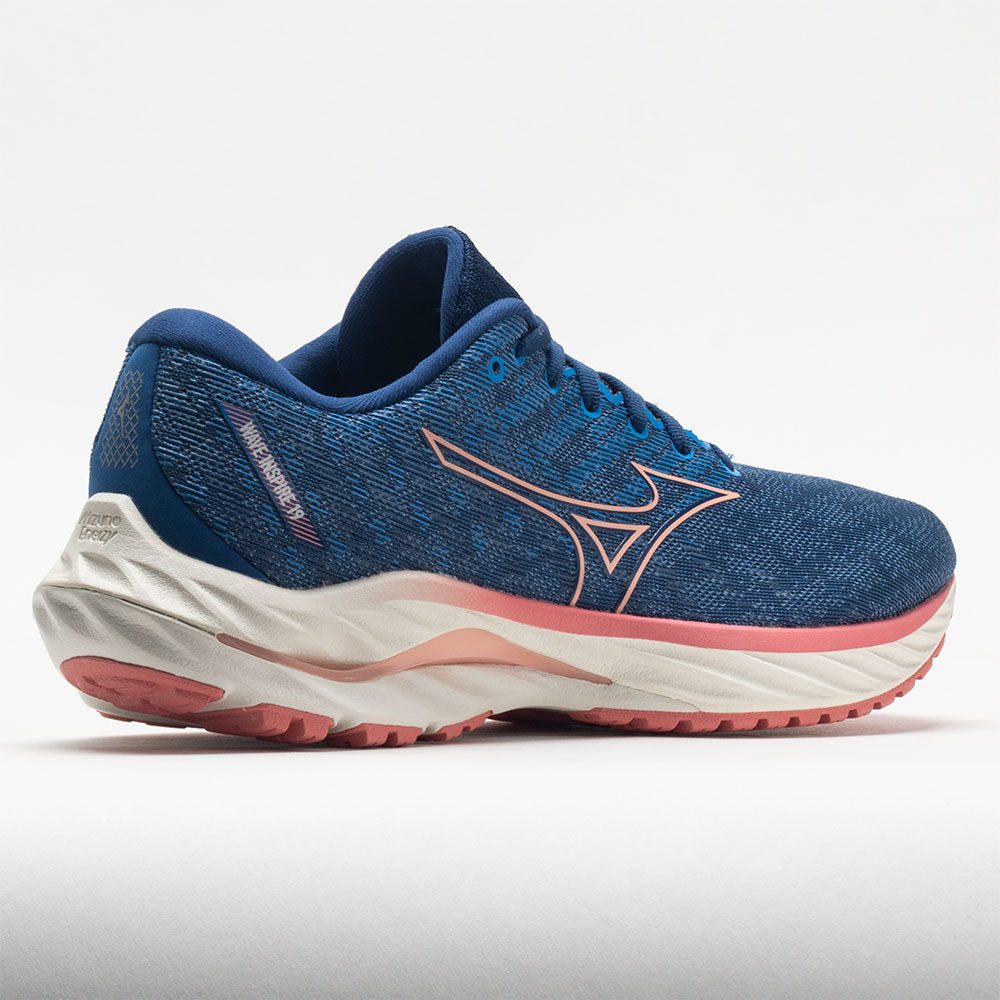 Mizuno Wave Inspire 19 Women's Blue Quartz/Peach Bud