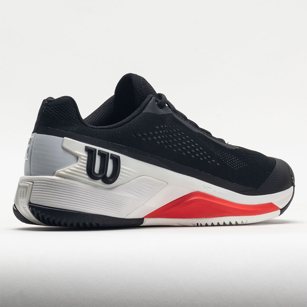 Wilson Rush Pro 4.0 Men's Black/White/Poppy Red