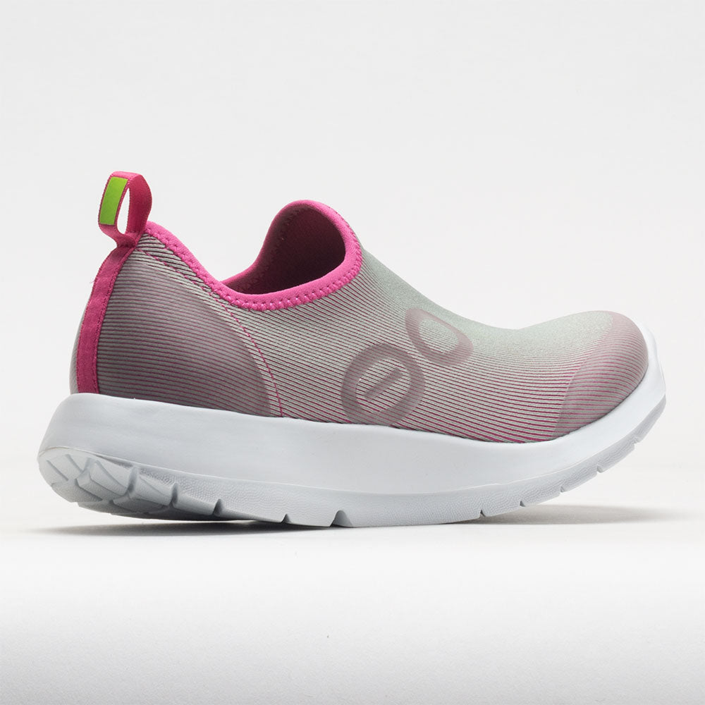 OOFOS OOmg Sport Women's White/Fuchsia